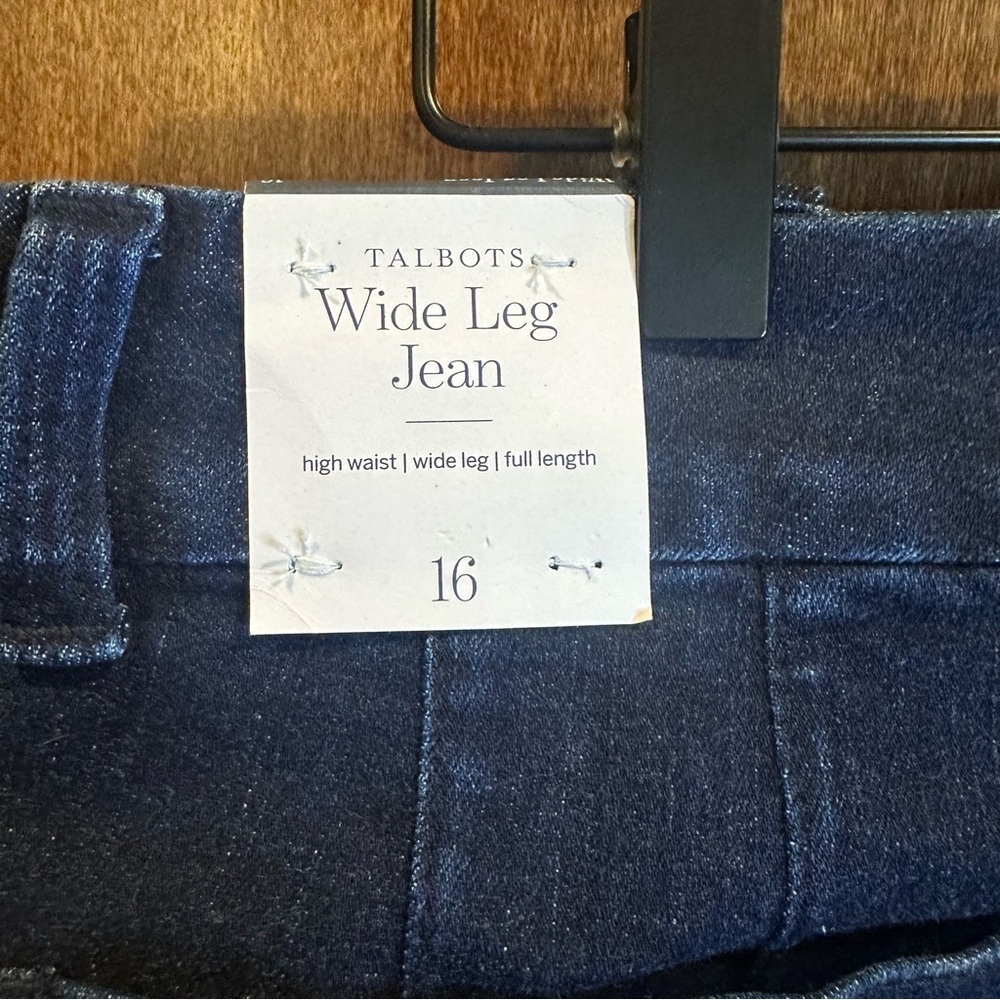 Talbots Dark Blue Flare Jeans - Picture 6 of 7
